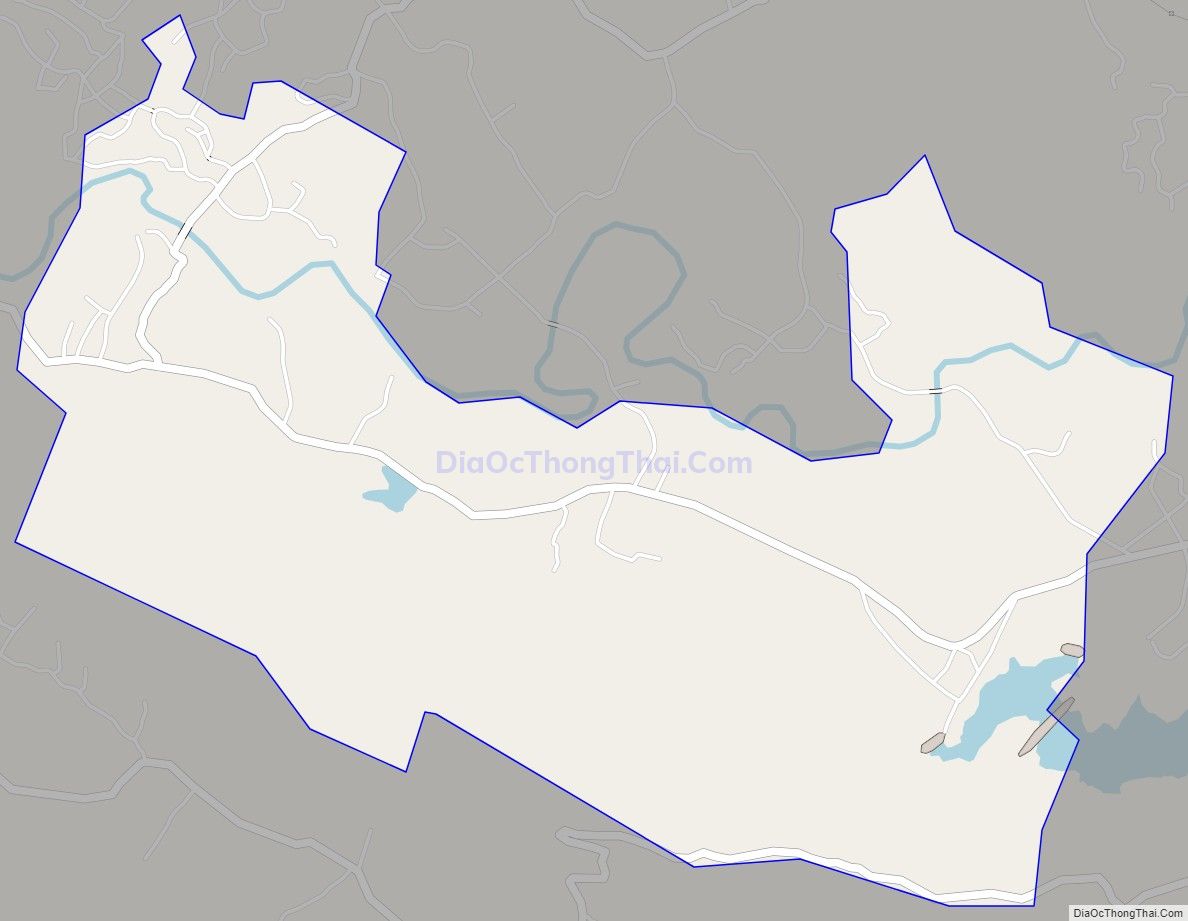 Bản đồ giao thông xã Chí Đạo, huyện Lạc Sơn