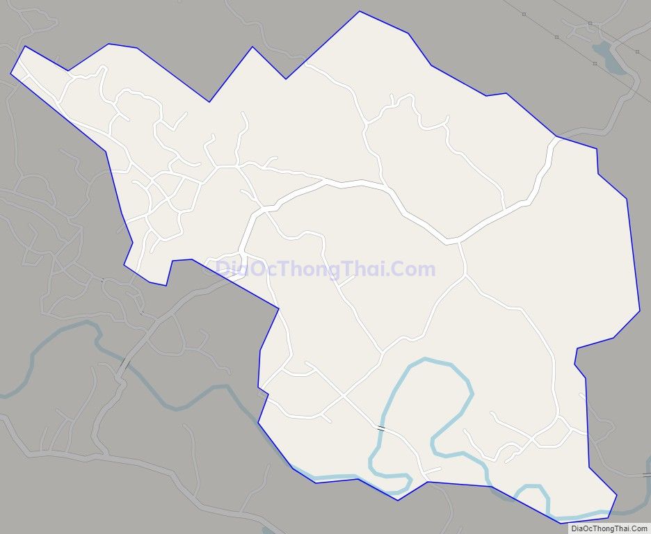 Bản đồ giao thông xã Chí Thiện (cũ), huyện Lạc Sơn