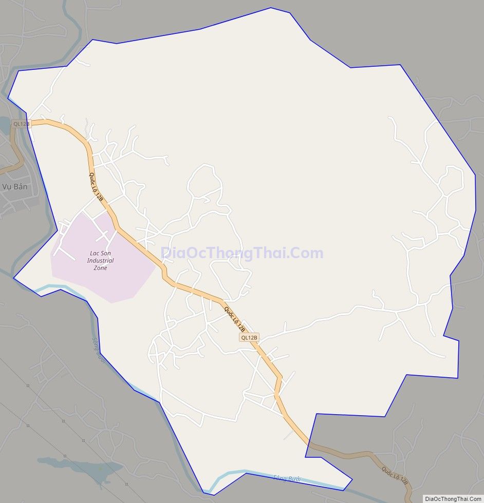 Bản đồ giao thông xã Liên Vũ (cũ), huyện Lạc Sơn