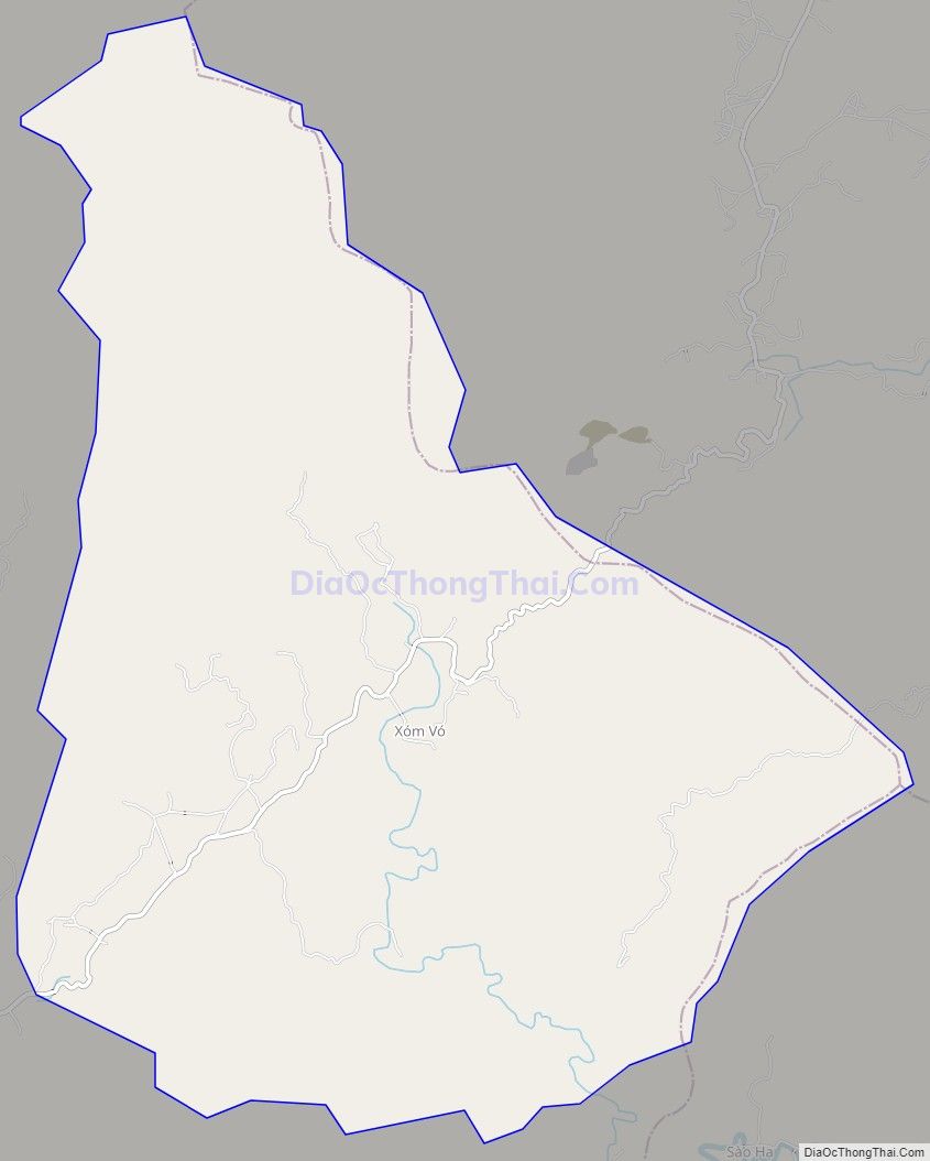 Bản đồ giao thông xã Mỹ Thành, huyện Lạc Sơn