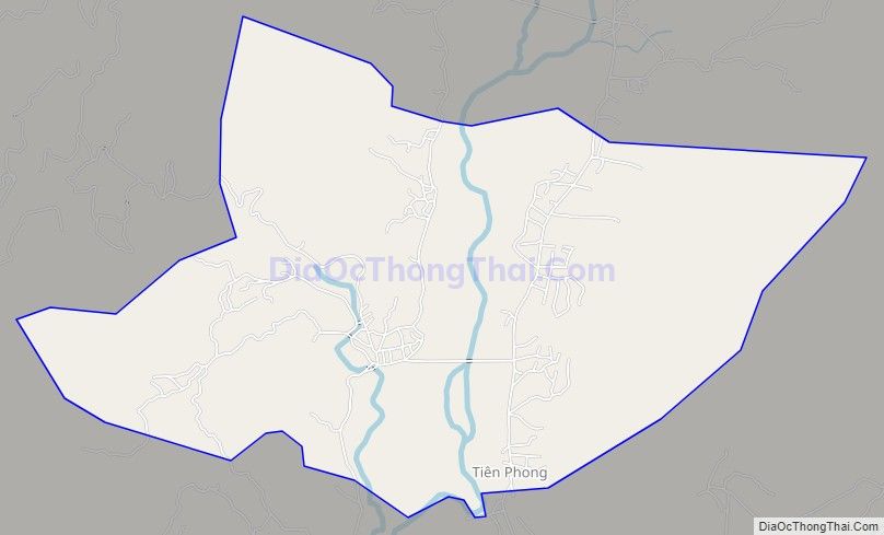 Bản đồ giao thông xã Tân Lập, huyện Lạc Sơn