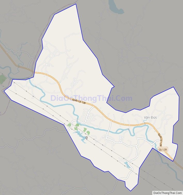 Bản đồ giao thông xã Thượng Cốc, huyện Lạc Sơn