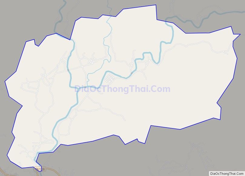 Bản đồ giao thông xã Yên Phú, huyện Lạc Sơn