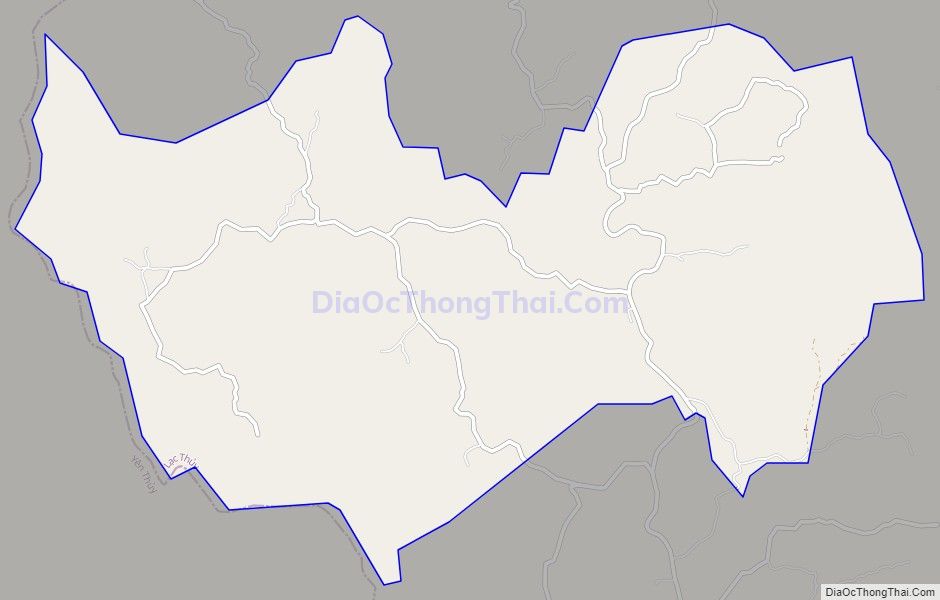 Bản đồ giao thông xã An Lạc (cũ), huyện Lạc Thủy