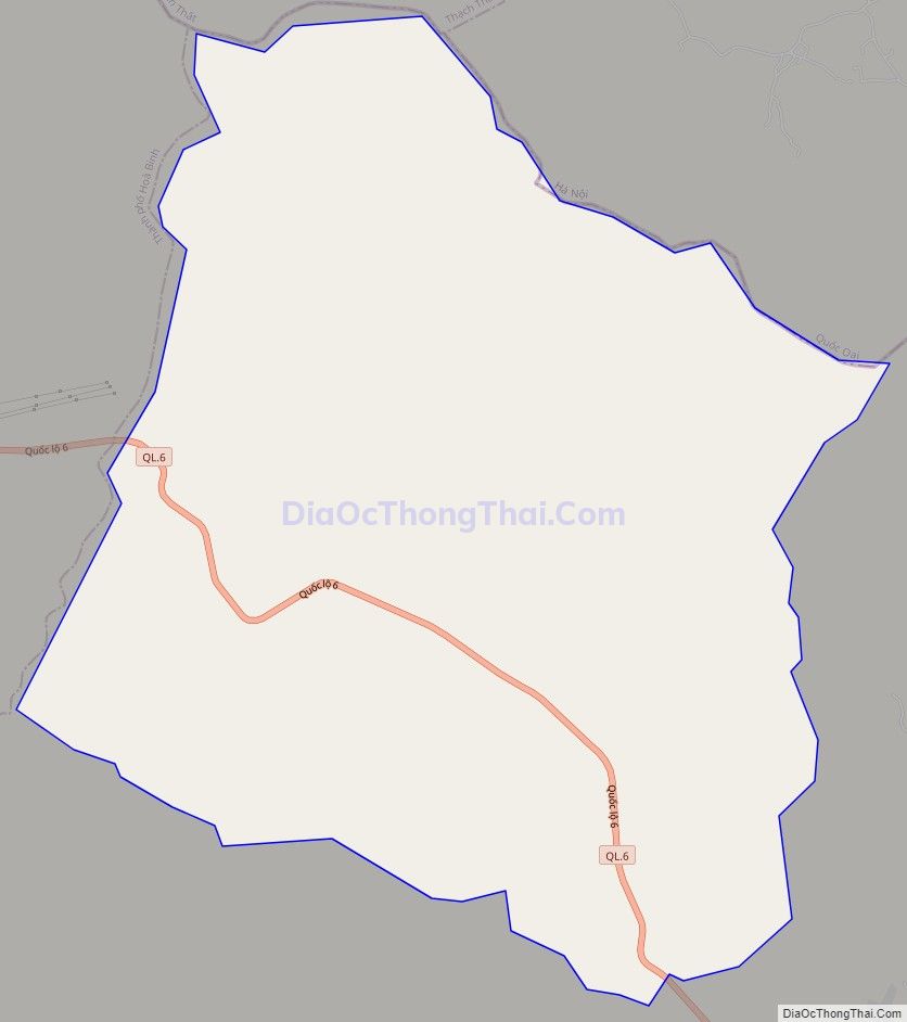 Bản đồ giao thông xã Lâm Sơn, huyện Lương Sơn