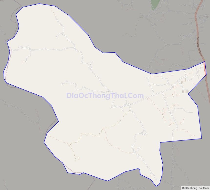 Bản đồ giao thông xã Tân Thành (cũ), huyện Lương Sơn