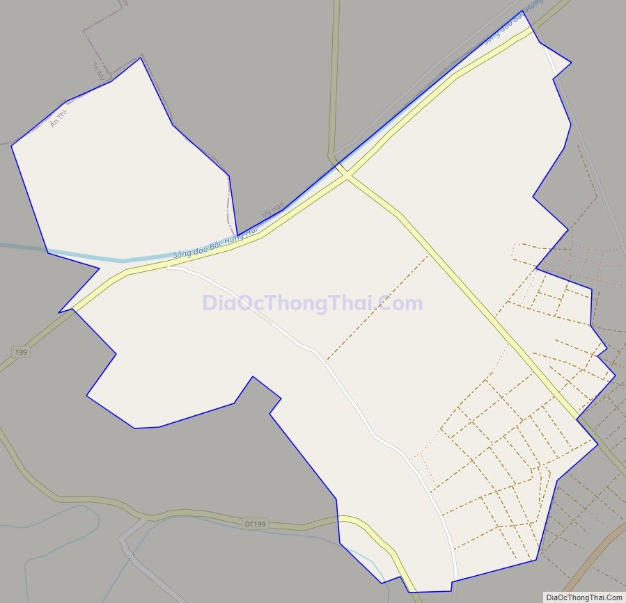 Bản đồ giao thông xã Bắc Sơn, huyện Ân Thi