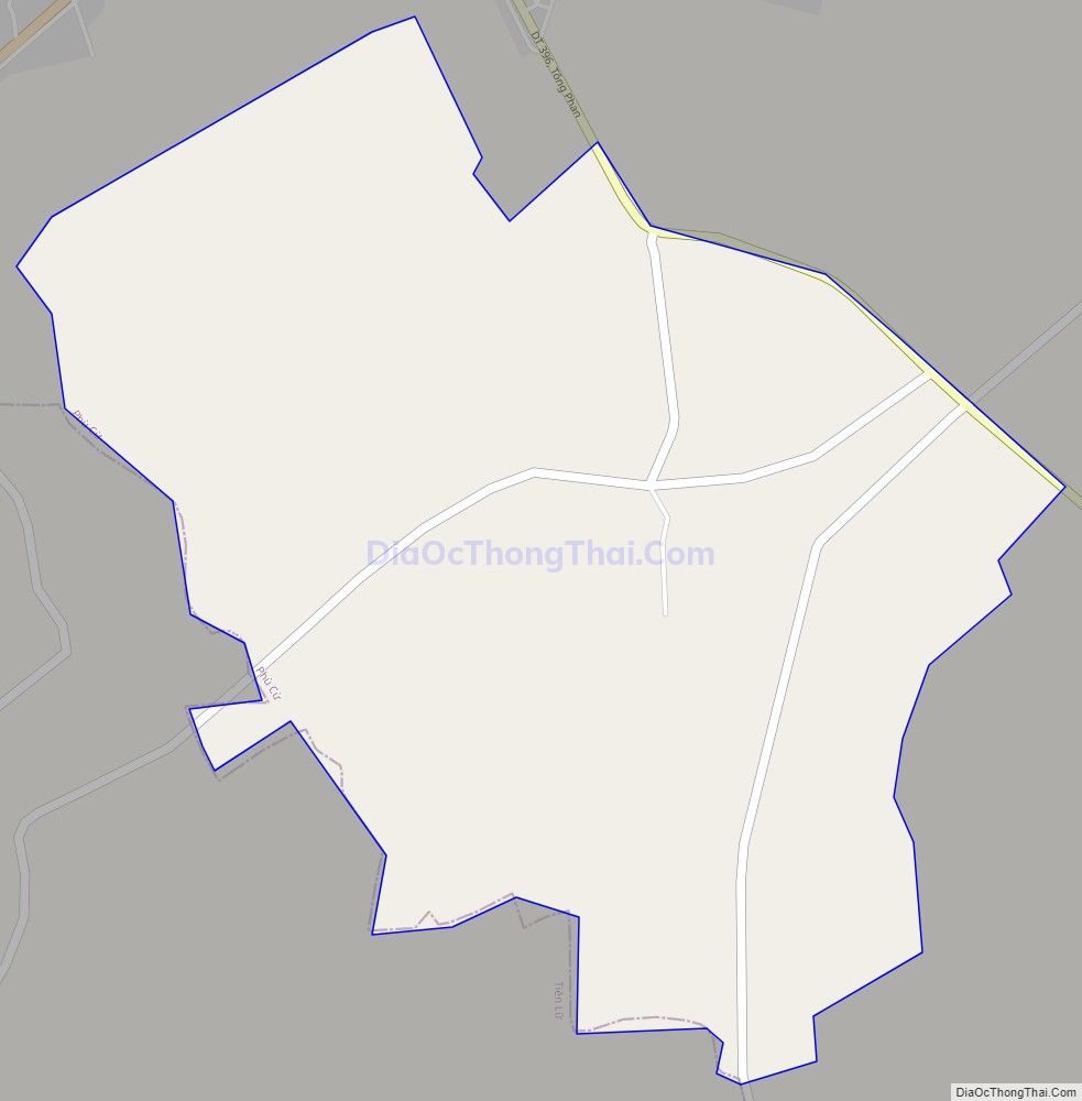 Bản đồ giao thông xã Đình Cao, huyện Phù Cừ