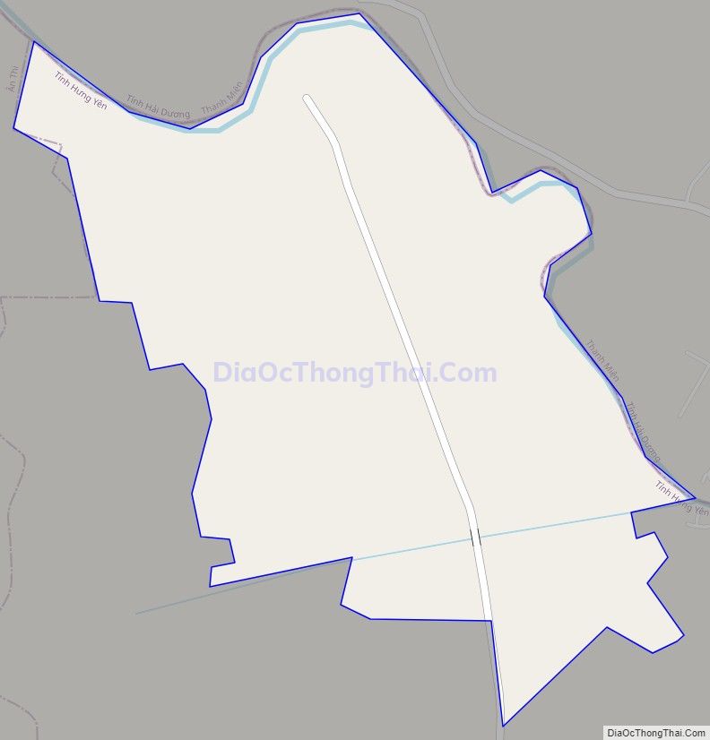 Bản đồ giao thông xã Minh Tân, huyện Phù Cừ