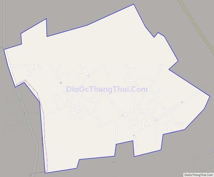 Bản đồ giao thông xã Minh Tiến, huyện Phù Cừ