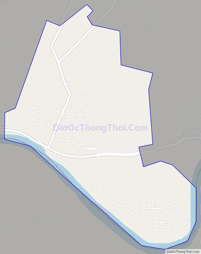 Bản đồ giao thông xã Thụy Lôi, huyện Tiên Lữ