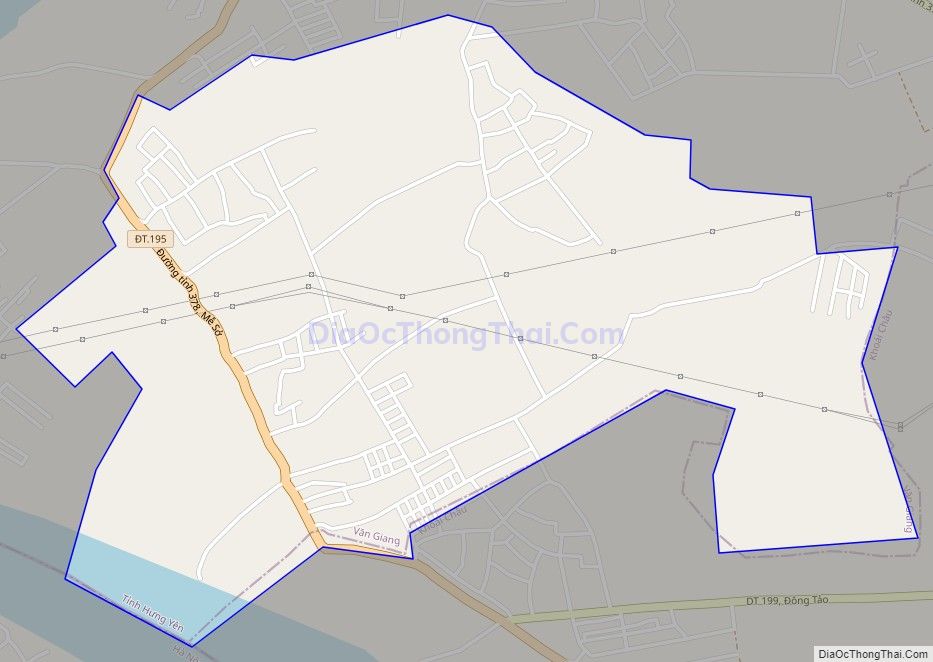 Bản đồ giao thông xã Mễ Sở, huyện Văn Giang