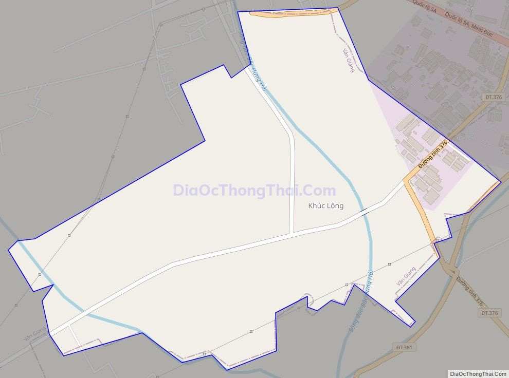 Bản đồ giao thông xã Vĩnh Khúc, huyện Văn Giang