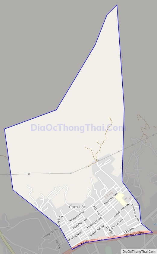 Bản đồ giao thông phường Cam Lộc, thành phố Cam Ranh