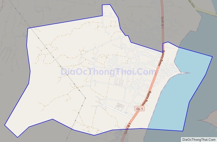 Bản đồ giao thông phường Cam Phúc Bắc, thành phố Cam Ranh