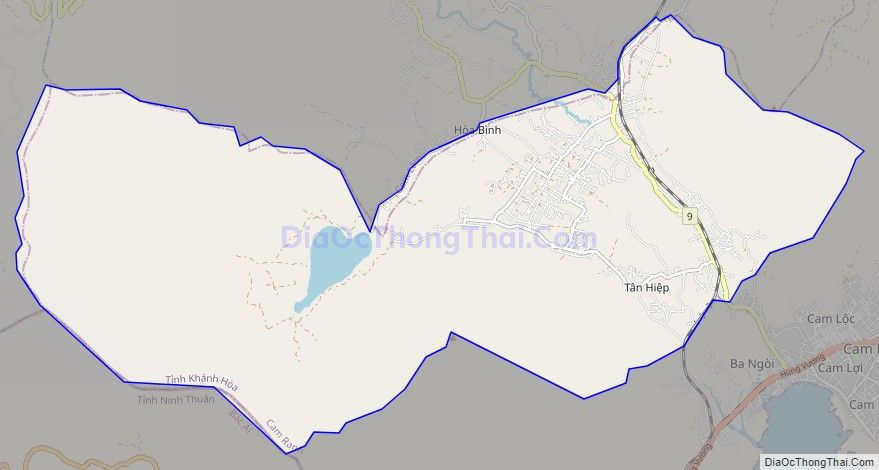 Bản đồ giao thông xã Cam Phước Đông, thành phố Cam Ranh
