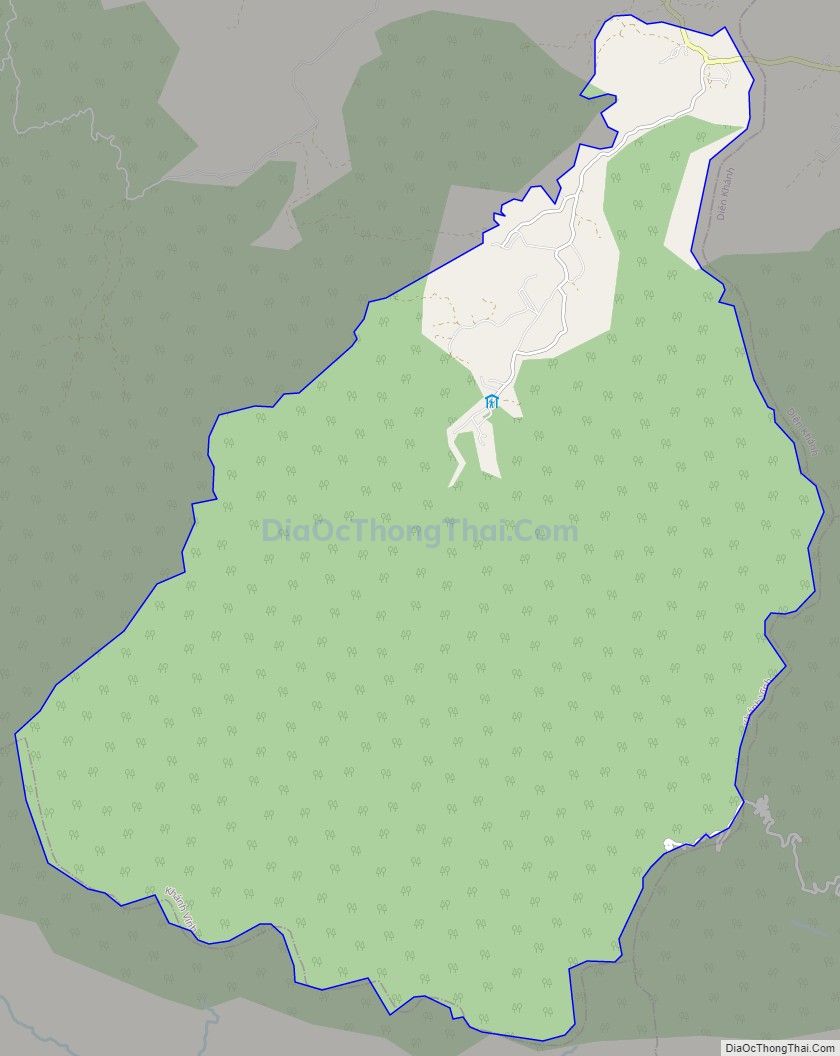 Bản đồ giao thông xã Khánh Phú, huyện Khánh Vĩnh