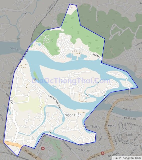 Bản đồ giao thông phường Ngọc Hiệp, thành phố Nha Trang