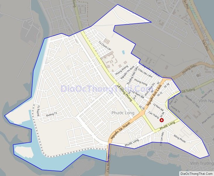 Bản đồ giao thông phường Phước Long, thành phố Nha Trang