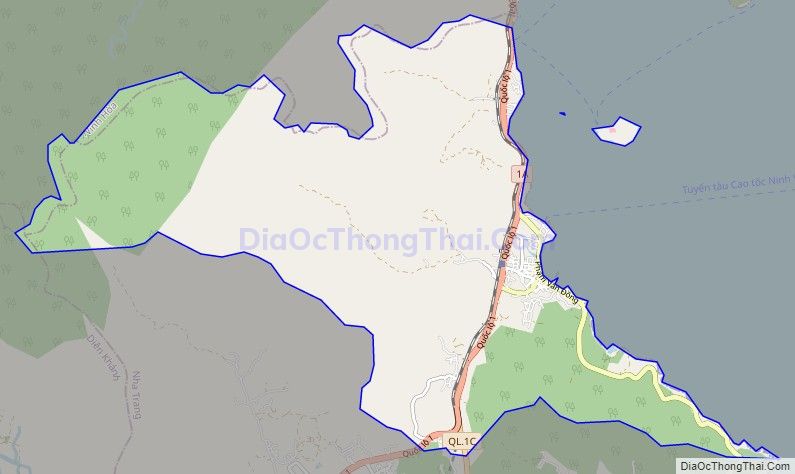 Bản đồ giao thông xã Vĩnh Lương, thành phố Nha Trang