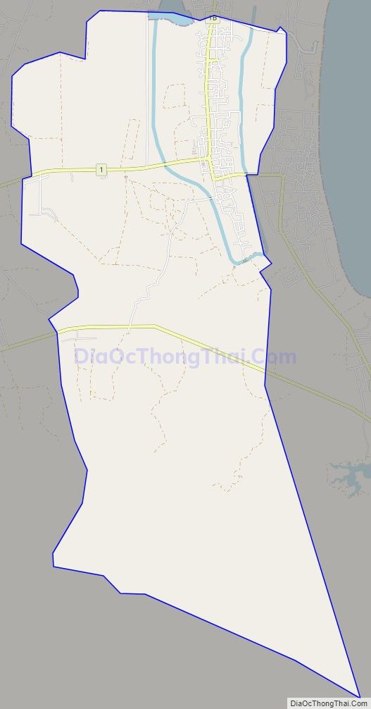 Bản đồ giao thông phường Ninh Diêm, thị xã Ninh Hòa