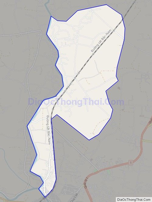 Bản đồ giao thông xã Ninh Đông, thị xã Ninh Hòa