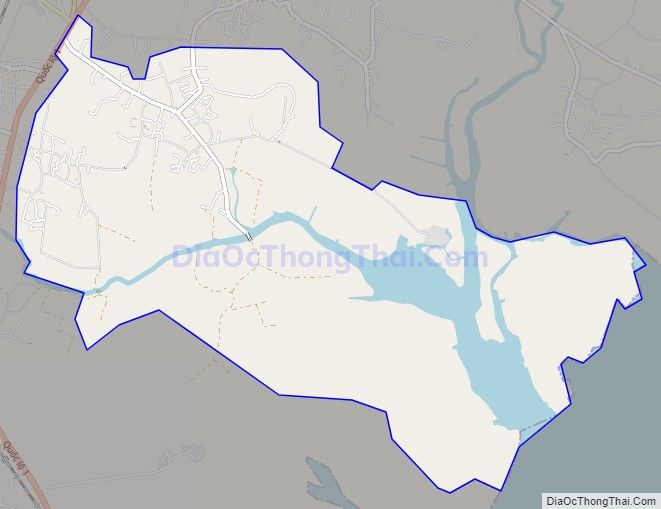 Bản đồ giao thông phường Ninh Hà, thị xã Ninh Hòa
