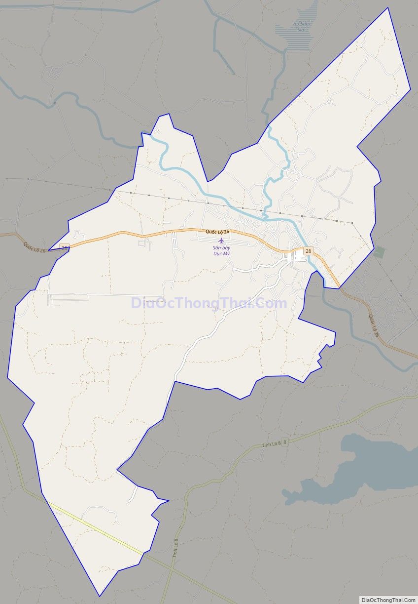 Bản đồ giao thông xã Ninh Sim, thị xã Ninh Hòa