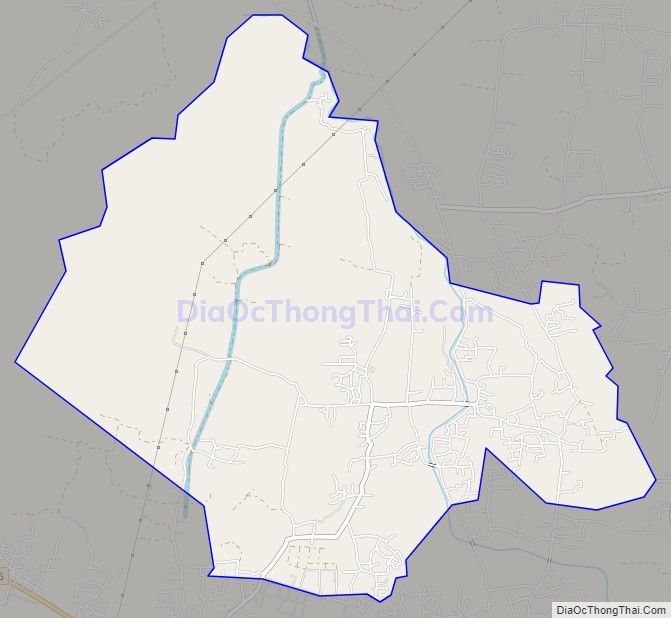 Bản đồ giao thông xã Ninh Thân, thị xã Ninh Hòa