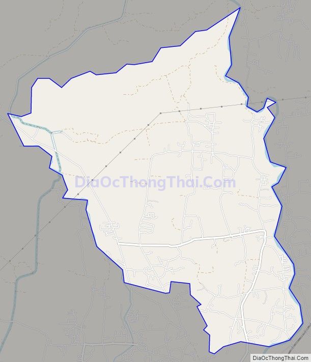 Bản đồ giao thông xã Ninh Trung, thị xã Ninh Hòa