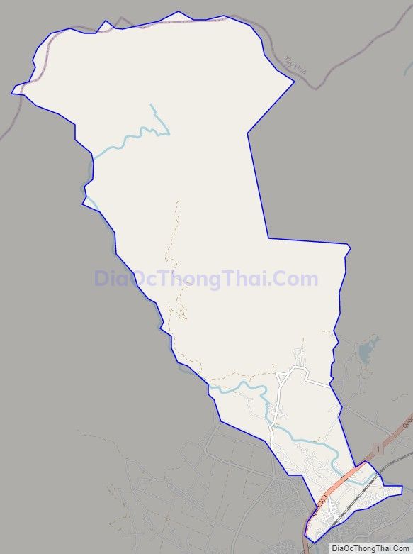 Bản đồ giao thông xã Vạn Bình, huyện Vạn Ninh
