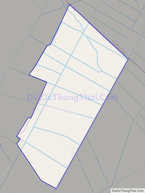 Bản đồ giao thông xã Thạnh Phước, huyện Giồng Riềng