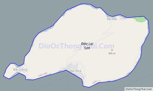 Bản đồ giao thông xã Lại Sơn, huyện Kiên Hải