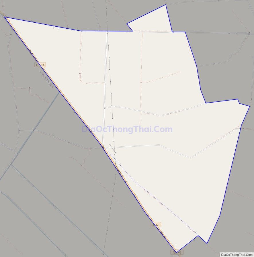 Bản đồ giao thông xã Bình Minh, huyện Vĩnh Thuận