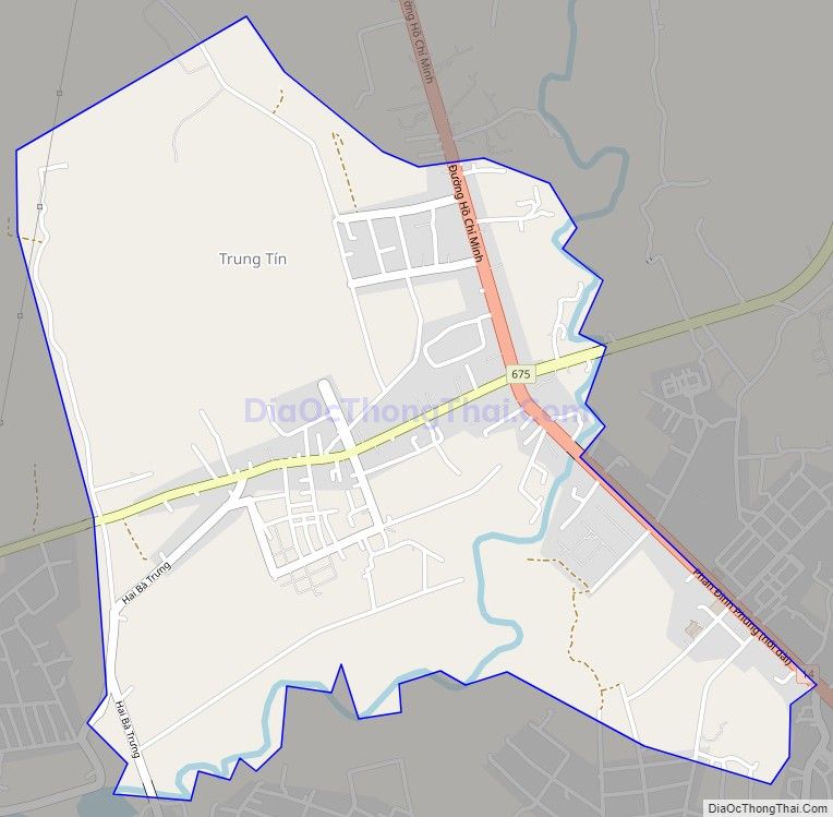 Bản đồ giao thông phường Ngô Mây, thành phố Kon Tum