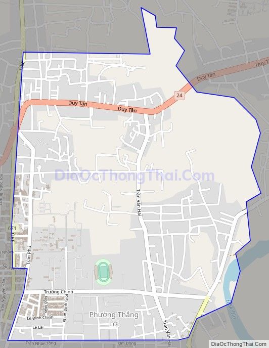 Bản đồ giao thông phường Trường Chinh, thành phố Kon Tum