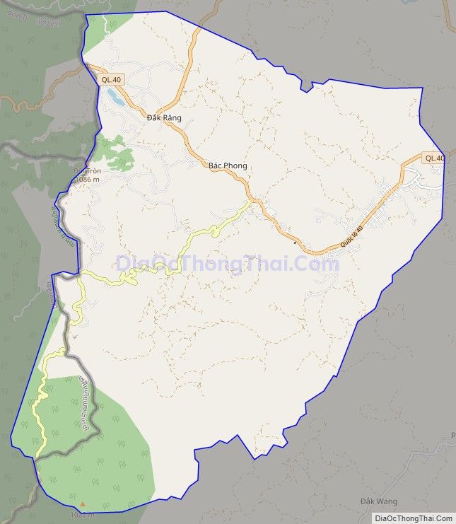 Bản đồ giao thông xã Bờ Y, huyện Ngọc Hồi