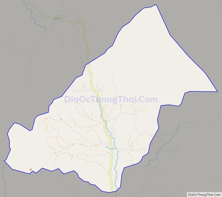 Bản đồ giao thông xã Đắk Rơ Ông, huyện Tu Mơ Rông