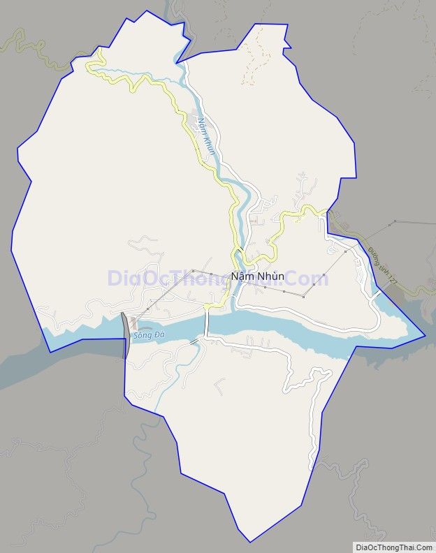 Bản đồ giao thông Thị trấn Nậm Nhùn, huyện Nậm Nhùn