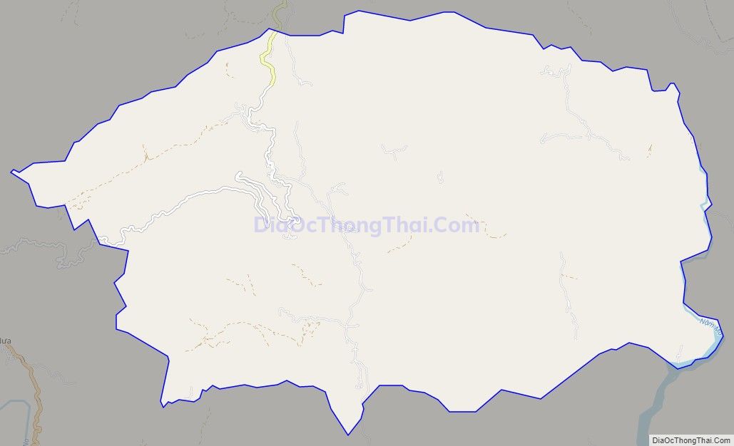 Bản đồ giao thông xã Làng Mô, huyện Sìn Hồ
