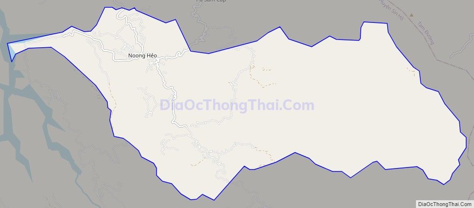 Bản đồ giao thông xã Noong Hẻo, huyện Sìn Hồ