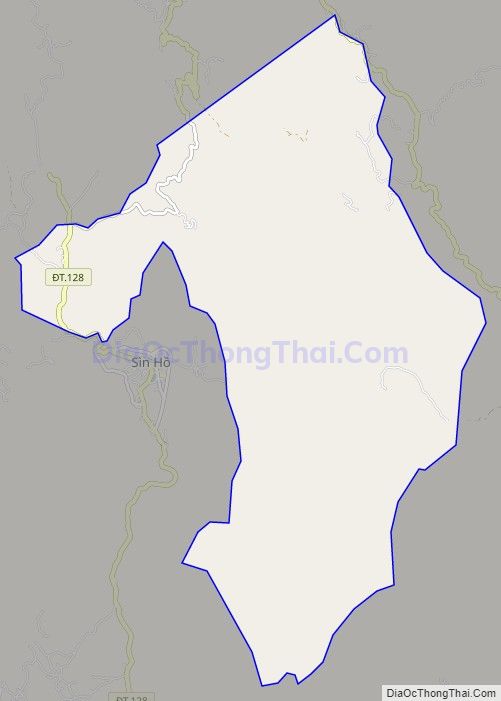 Bản đồ giao thông xã Phăng Sô Lin, huyện Sìn Hồ