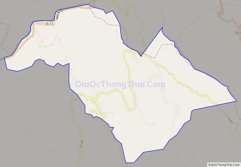 Bản đồ giao thông xã Phìn Hồ, huyện Sìn Hồ