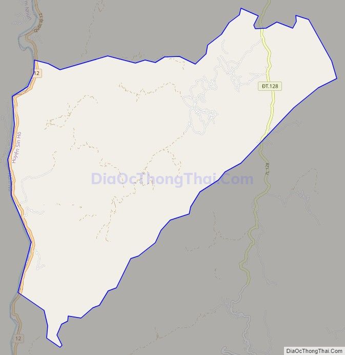 Bản đồ giao thông xã Sà Dề Phìn, huyện Sìn Hồ