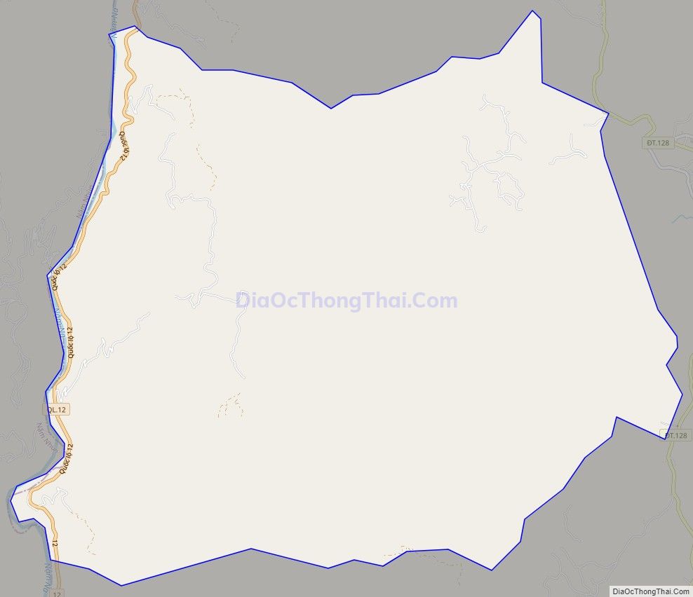 Bản đồ giao thông xã Tả Phìn, huyện Sìn Hồ