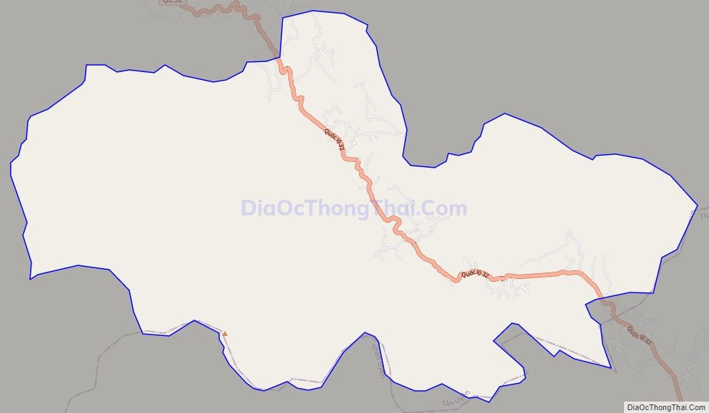 Bản đồ giao thông xã Pắc Ta, huyện Tân Uyên