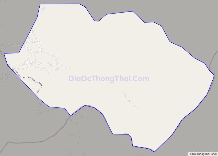Bản đồ giao thông xã Hua Nà, huyện Than Uyên