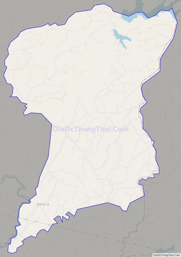 Bản đồ giao thông xã Lộc Đức, huyện Bảo Lâm