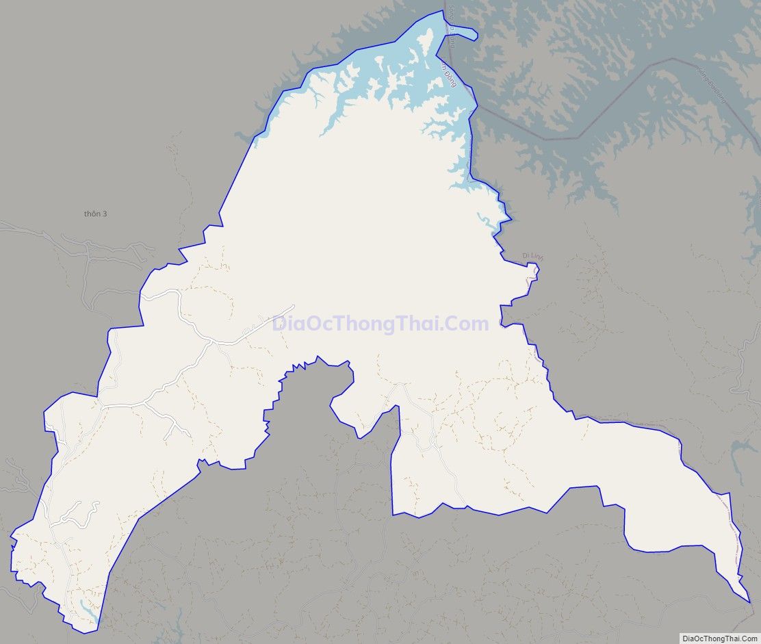 Bản đồ giao thông xã Lộc Phú, huyện Bảo Lâm