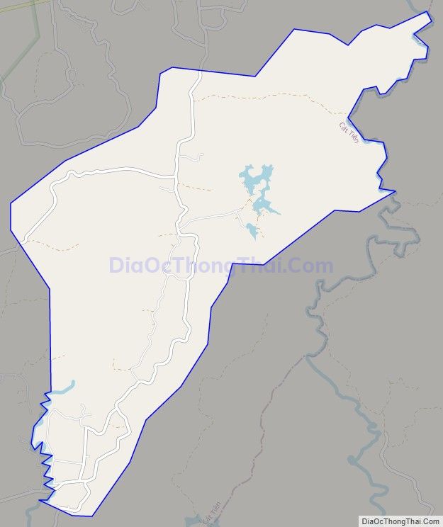 Bản đồ giao thông xã Mỹ Lâm (cũ), huyện Cát Tiên